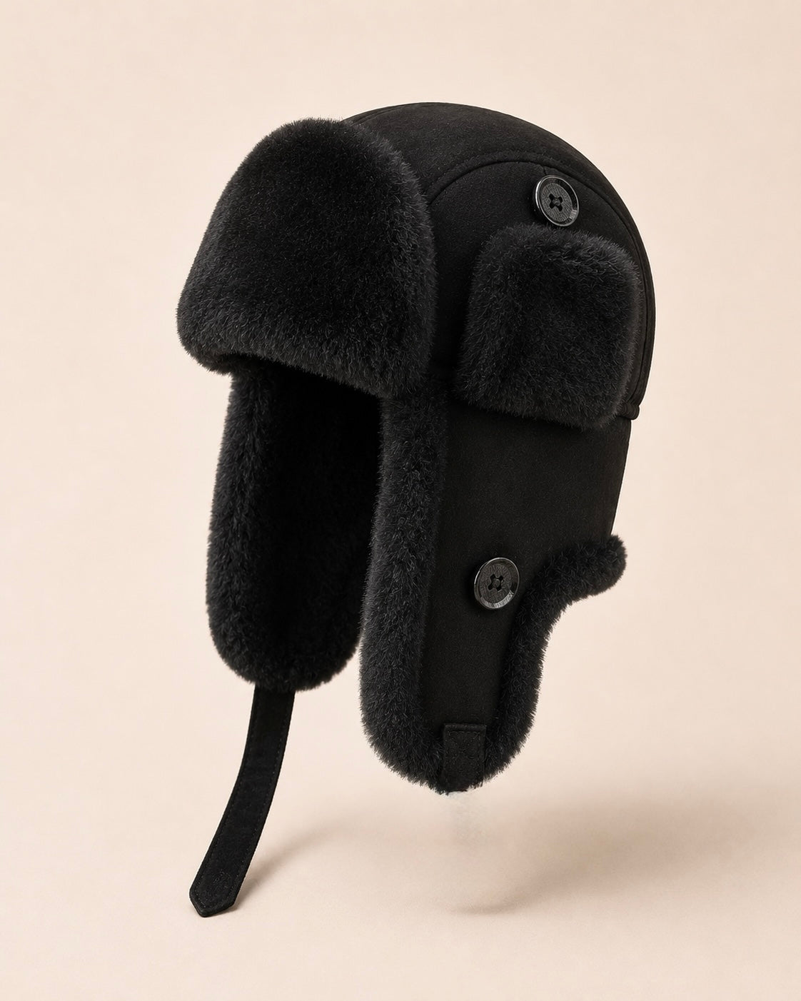 Woolsy Woman Genuine Shearling Trapper Hat