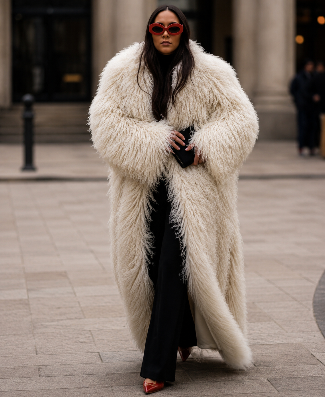 Woolsy Mongolian Sheepskin Overcoat - PRE ORDER FOR FALL 2026