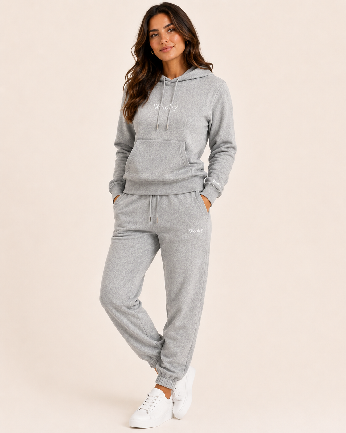 Women's Apparel - Woolsy Matching Hoodie + Sweats in Grey... Coming Soon