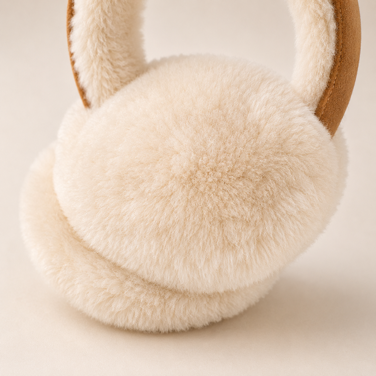 Woolsy Classic Shearling Earmuffs - Chestnut