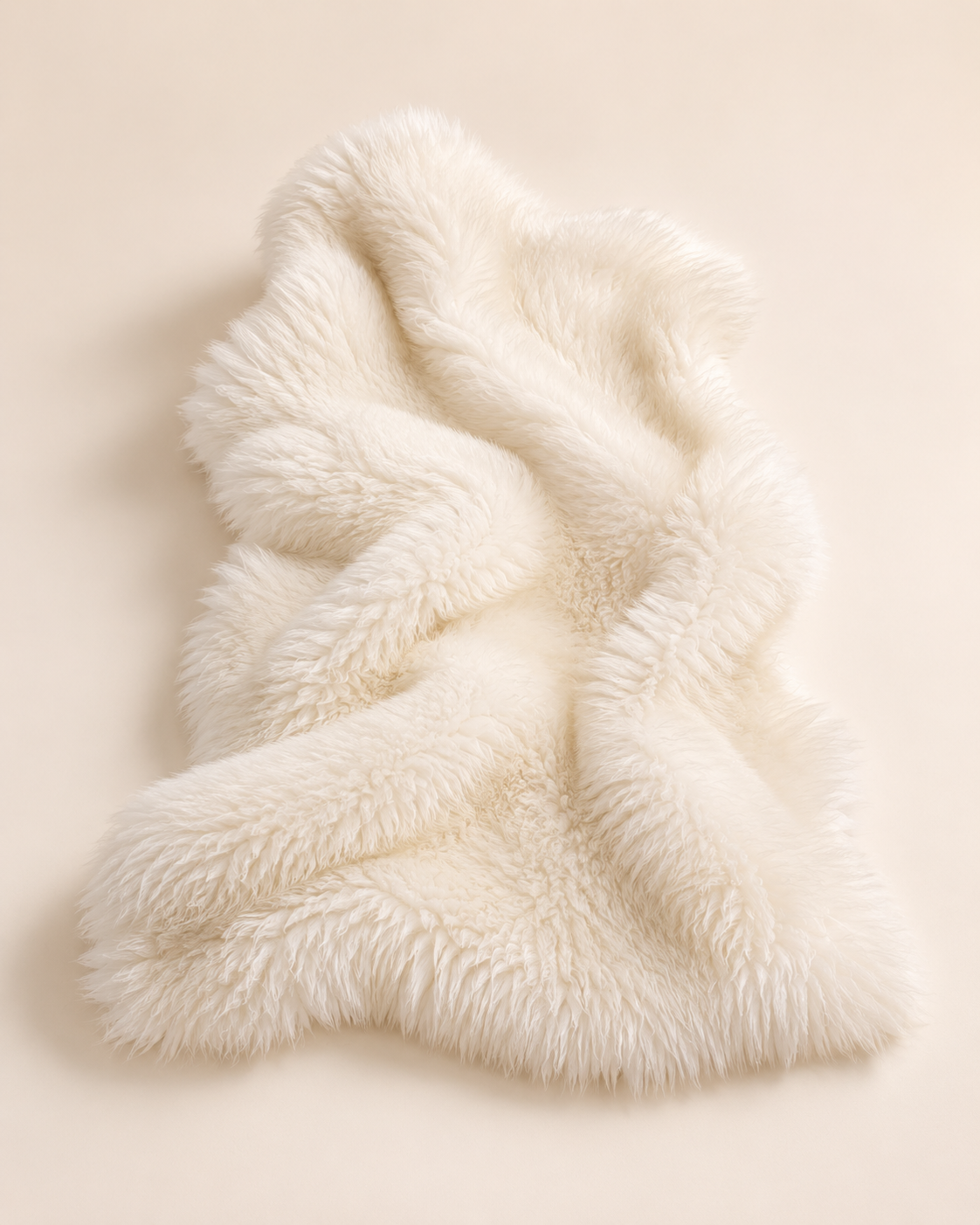 Woolsy Australian Sheepskin Throw — White