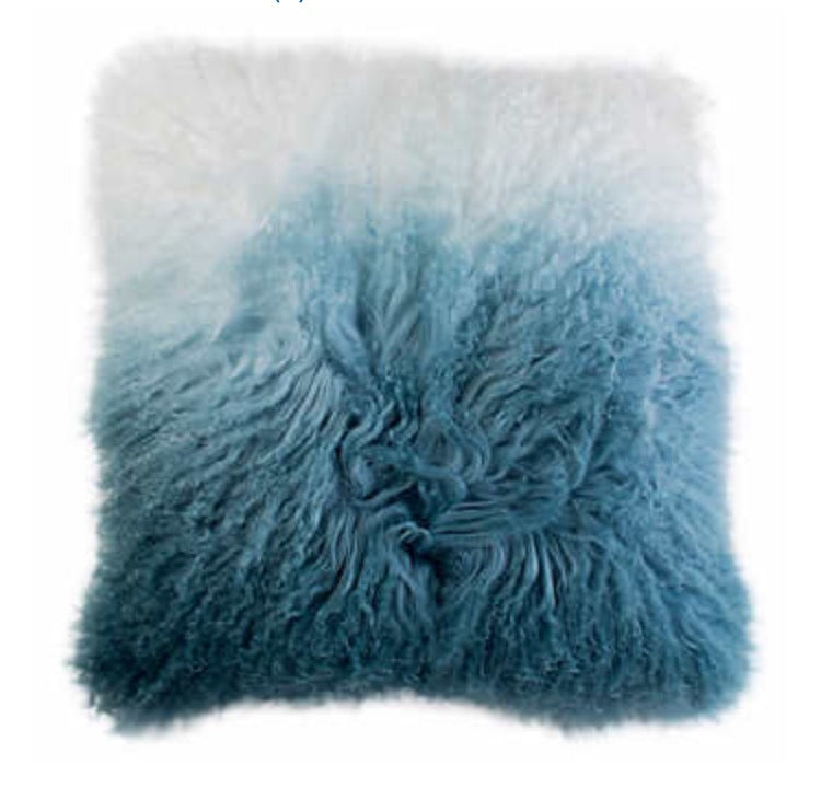 Blue ombre pillow hotsell