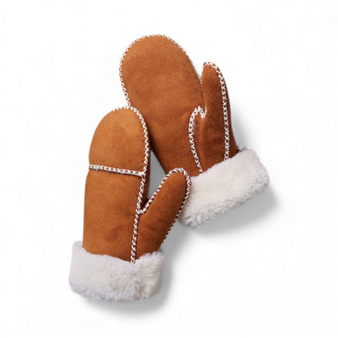 Woolsy Chestnut Mittens