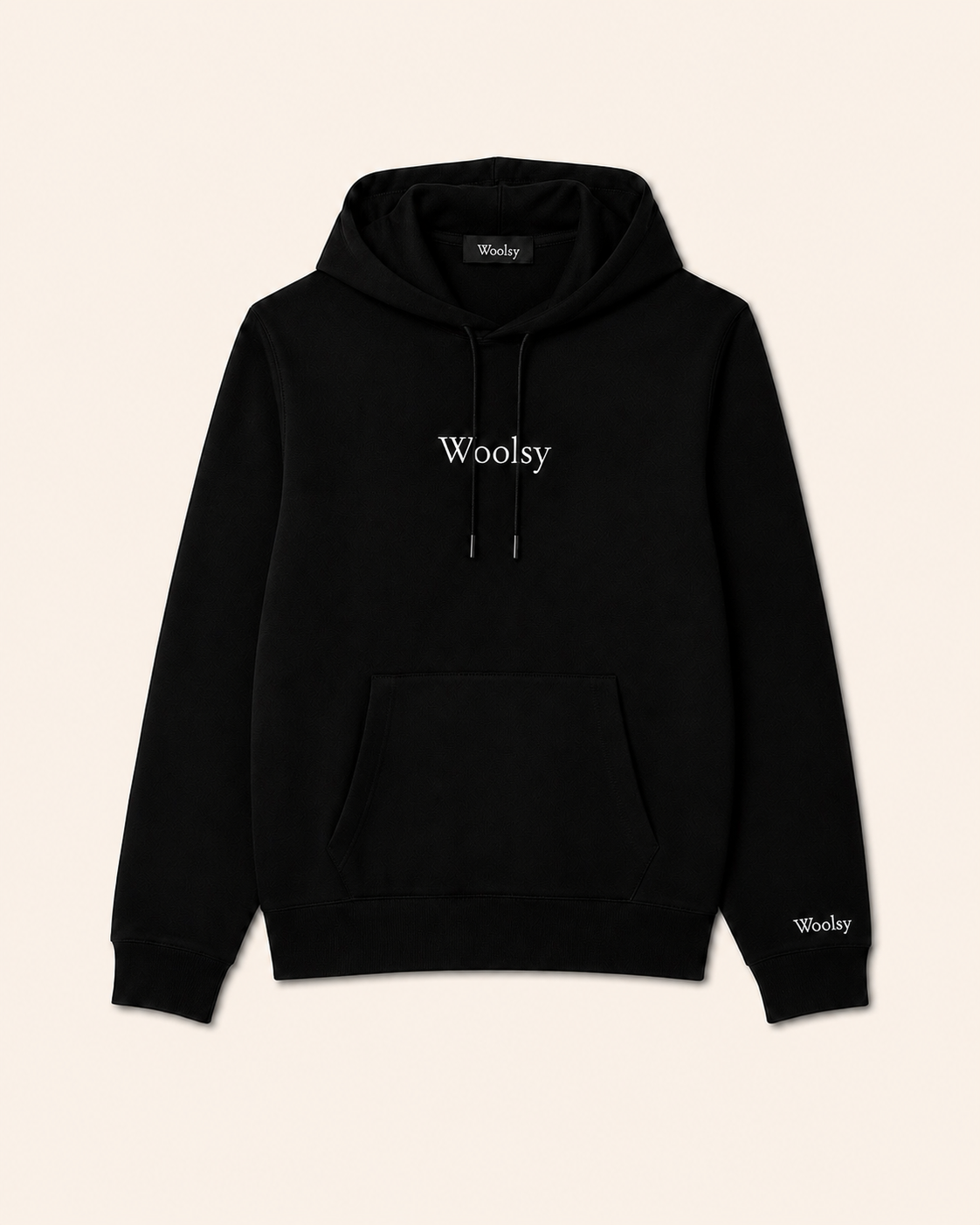 Women's Apparel - Woolsy Matching Hoodie + Sweats in Black... Coming Soon