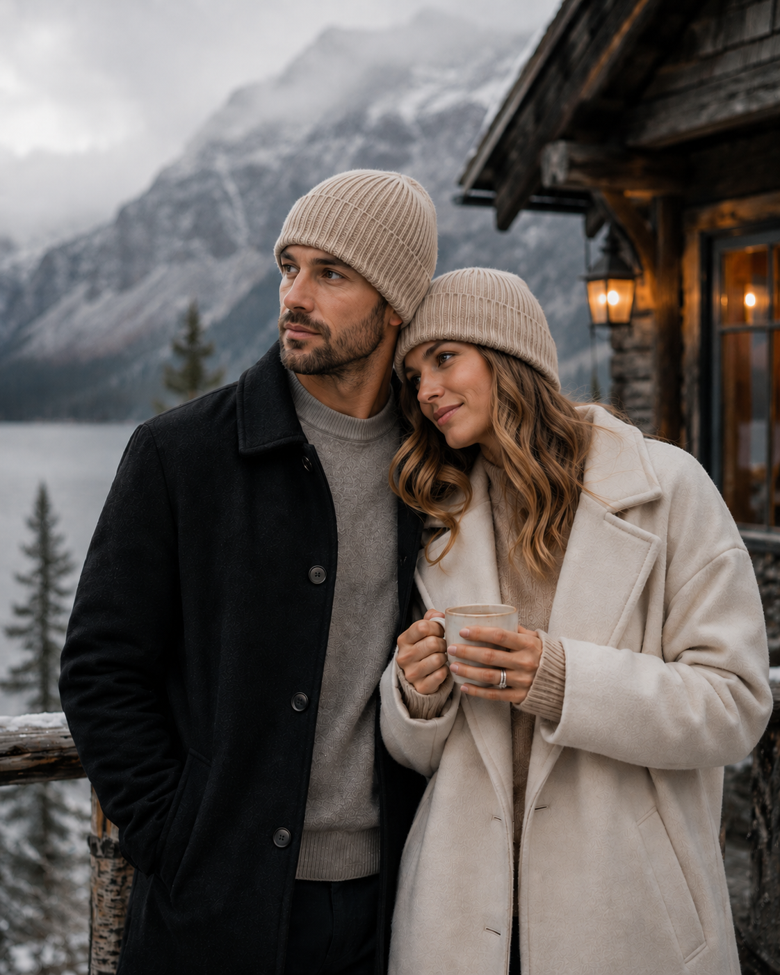 Woolsy Classic Cashmere Beanie in Oat