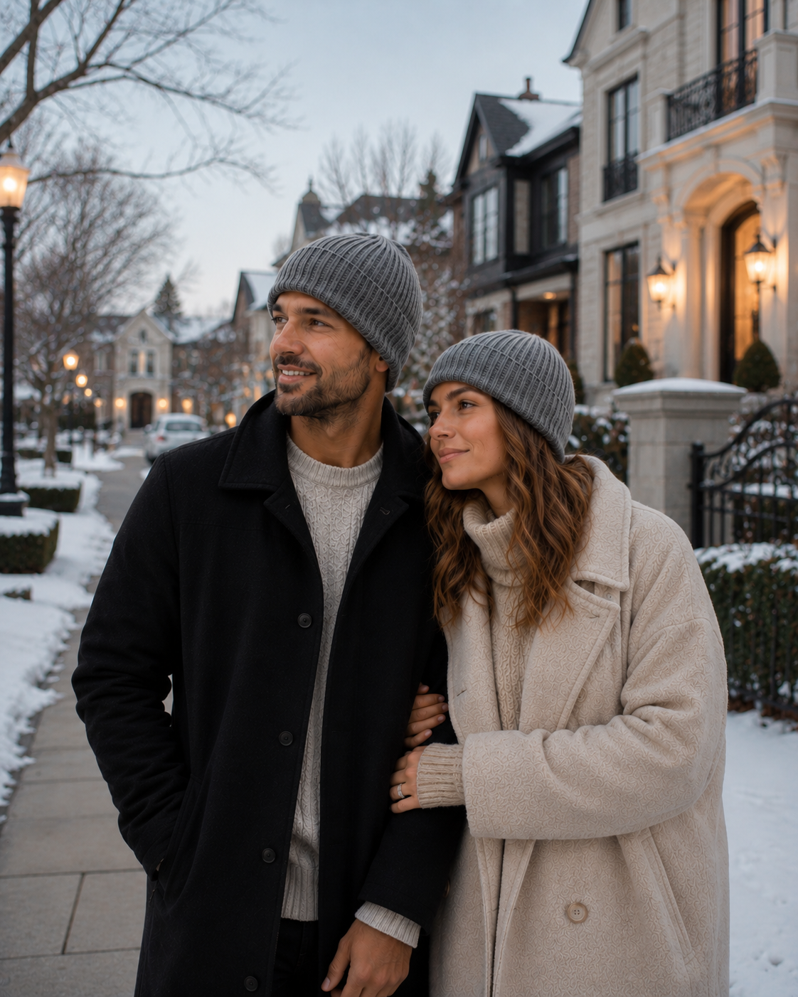 Woolsy Classic Cashmere Beanie in Grey