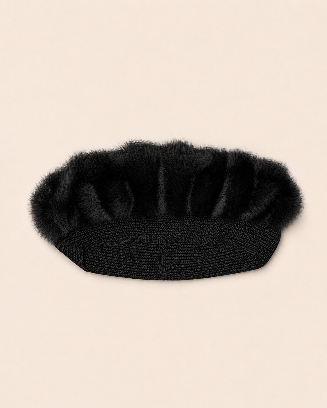 Woolsy Cashmere Infinity Scarf - Black Fox Trim