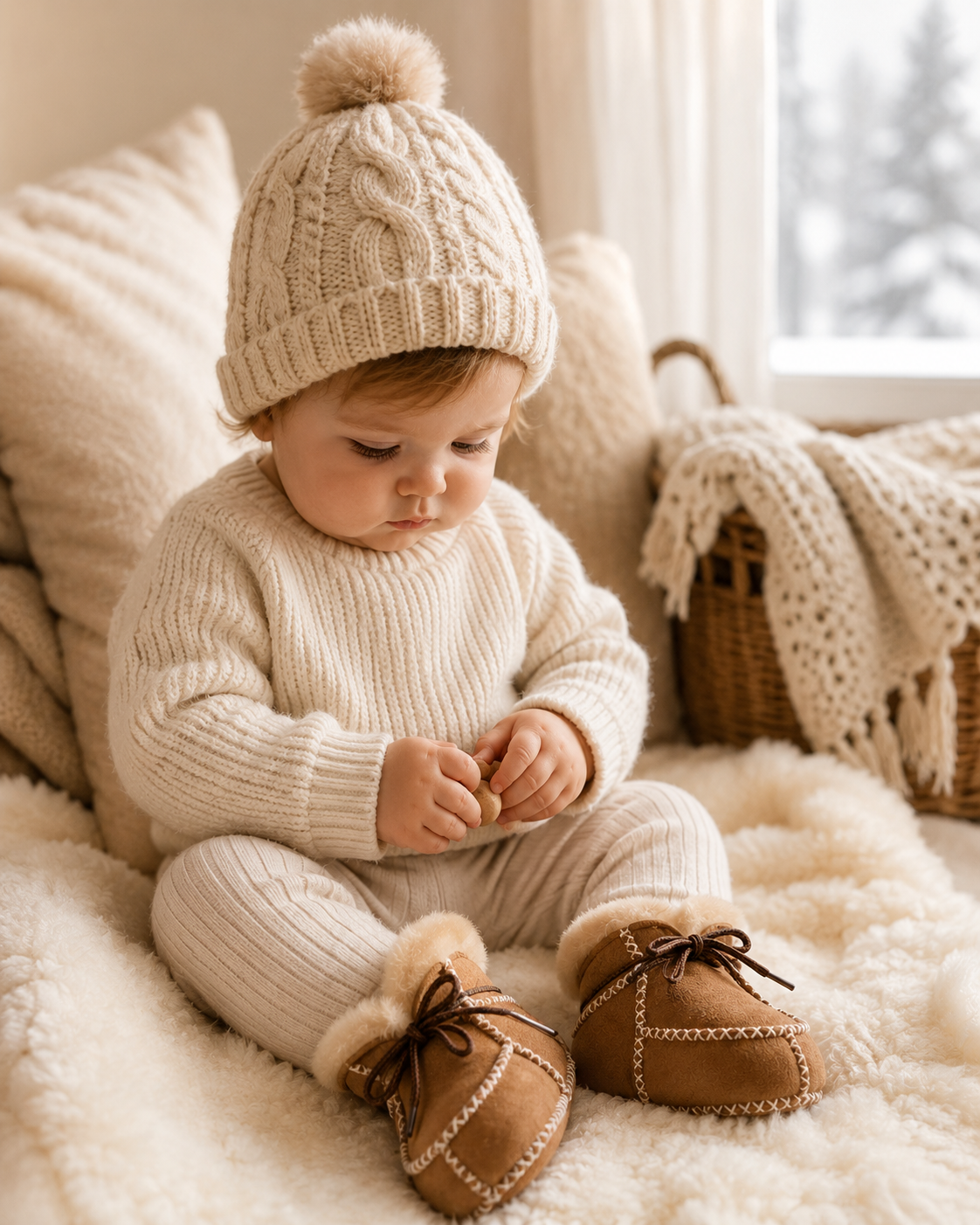 Woolsy Sheepskin Baby Booties