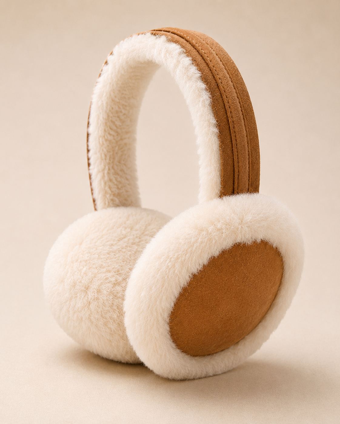Woolsy Classic Shearling Earmuffs - Chestnut