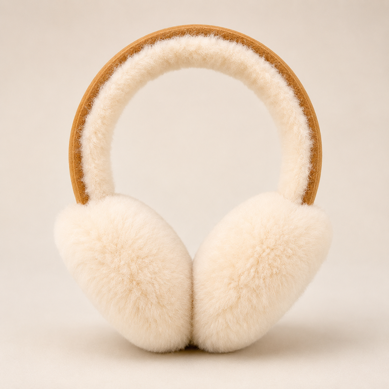 Woolsy Classic Shearling Earmuffs - Chestnut