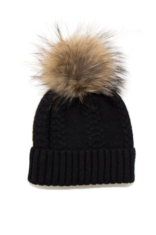 Woolsy Cashmere Wool Pompom Hat - Finn