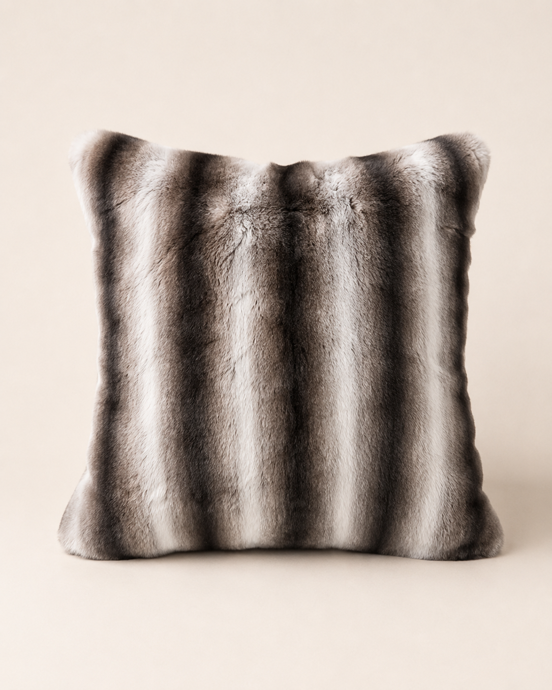 Woolsy Rex Rabbit Pillow — Chinchilla