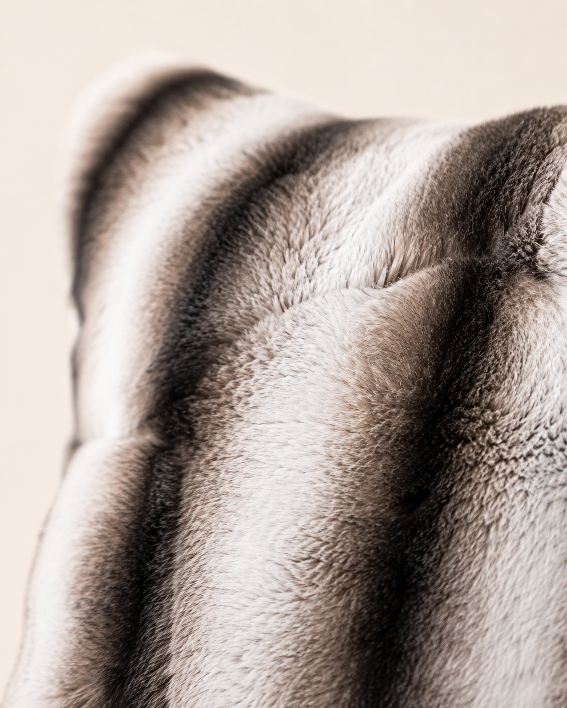 Woolsy Rex Rabbit Pillow — Chinchilla