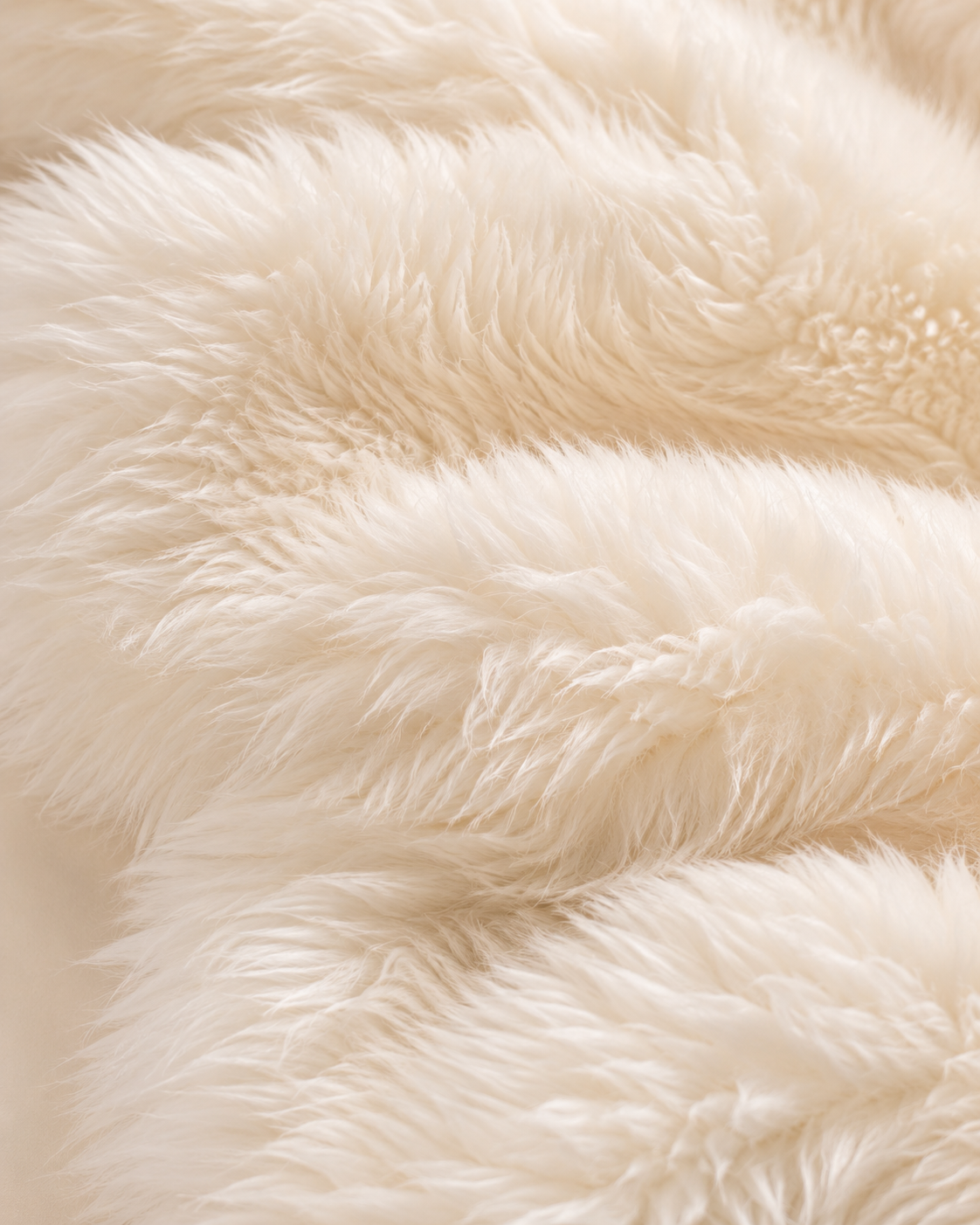 Woolsy Australian Sheepskin Throw — White