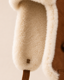 Woolsy Woman Genuine Shearling Trapper Hat