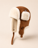 Woolsy Woman Genuine Shearling Trapper Hat