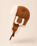 Woolsy Woman Genuine Shearling Trapper Hat