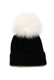 Woolsy Cashmere Wool Pompom Hat
