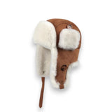 Woolsy Woman Genuine Shearling Trapper Hat