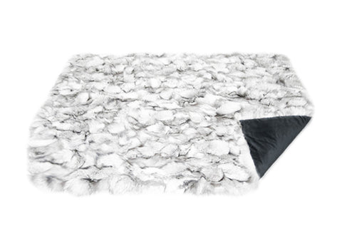 Silver Fox Fur Throw